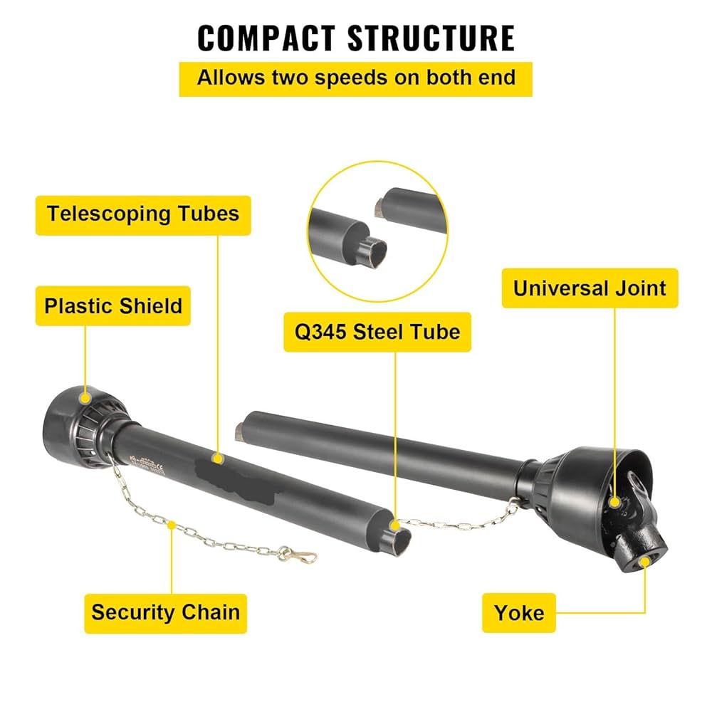 ぴよ。 S⑤ T⑤ 750 Amazon.com: Happybuy PTO Shaft, 1-3/8